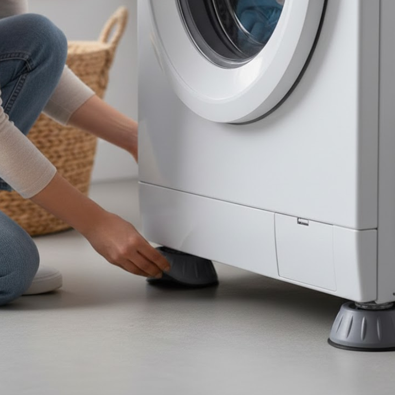 Washing Machine Anti Vibration Pads 4 Pcs | Noise & Shock Absorbing Feet
