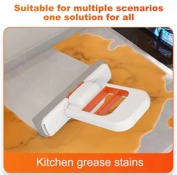 Mini Sponge Mop | Portable Self Squeeze Cleaning Mop for Kitchen & Bathroom