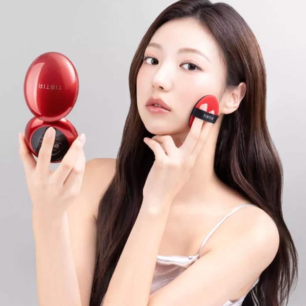 TIRTIR Mask Fit Red Cushion Foundation SPF40 PA++ 18g | Original Korean Cushion Foundation
