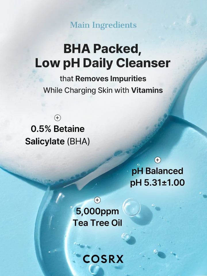 COSRX Low pH Good Morning Gel Cleanser 150ml | Original Korean Face Cleanser