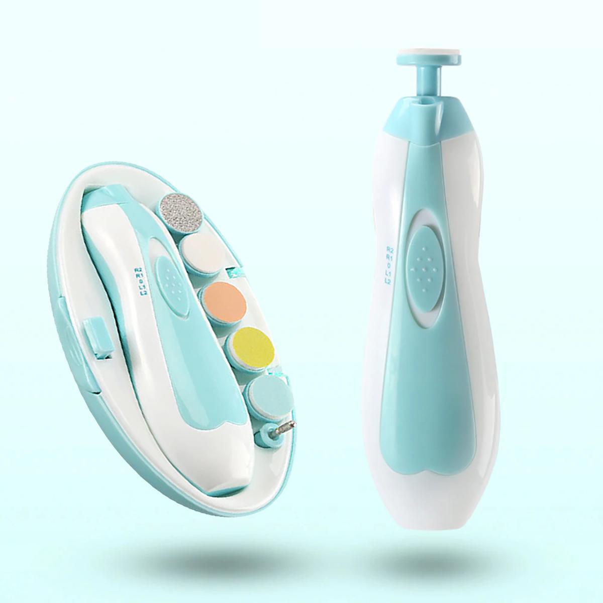 6 in 1 baby nail file with multiple grinding heads