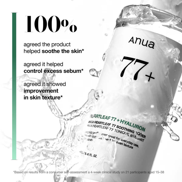 Anua Heartleaf 77 Soothing Toner 250ml | Original Korean Face Toner