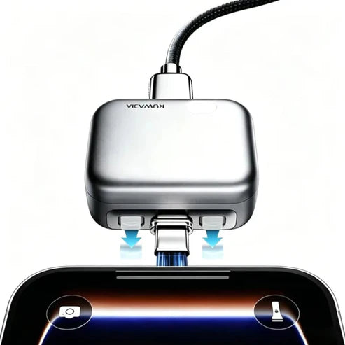 Smart Auto Stop Charging Adapter USB-C | AI Battery Protector