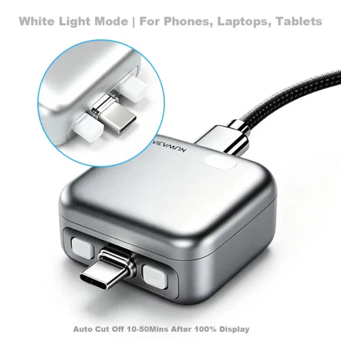 Smart Auto Stop Charging Adapter USB-C | AI Battery Protector